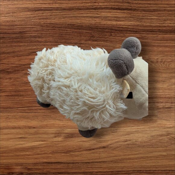 Mattel Minecraft Goat Plush Toy 9" Beige & Brown Stuffed Animal - Picture 1 of 11
